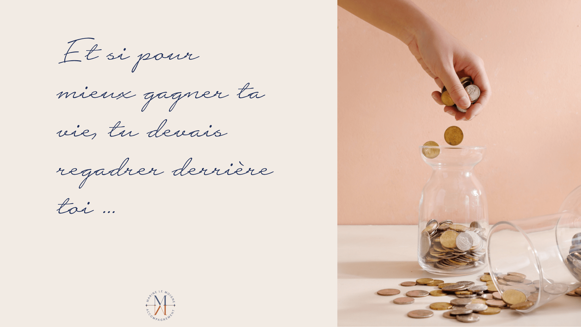 Manque d'argent, légitimité à en gagner, Marine Le Moigne t'aide à t'en libérer.